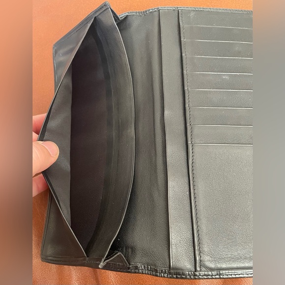 100% Authentic, Vintage, LOEWE, Nappa Leather, Long Bifold Wallet, Preloved 😻🖤 - Picture 8 of 16